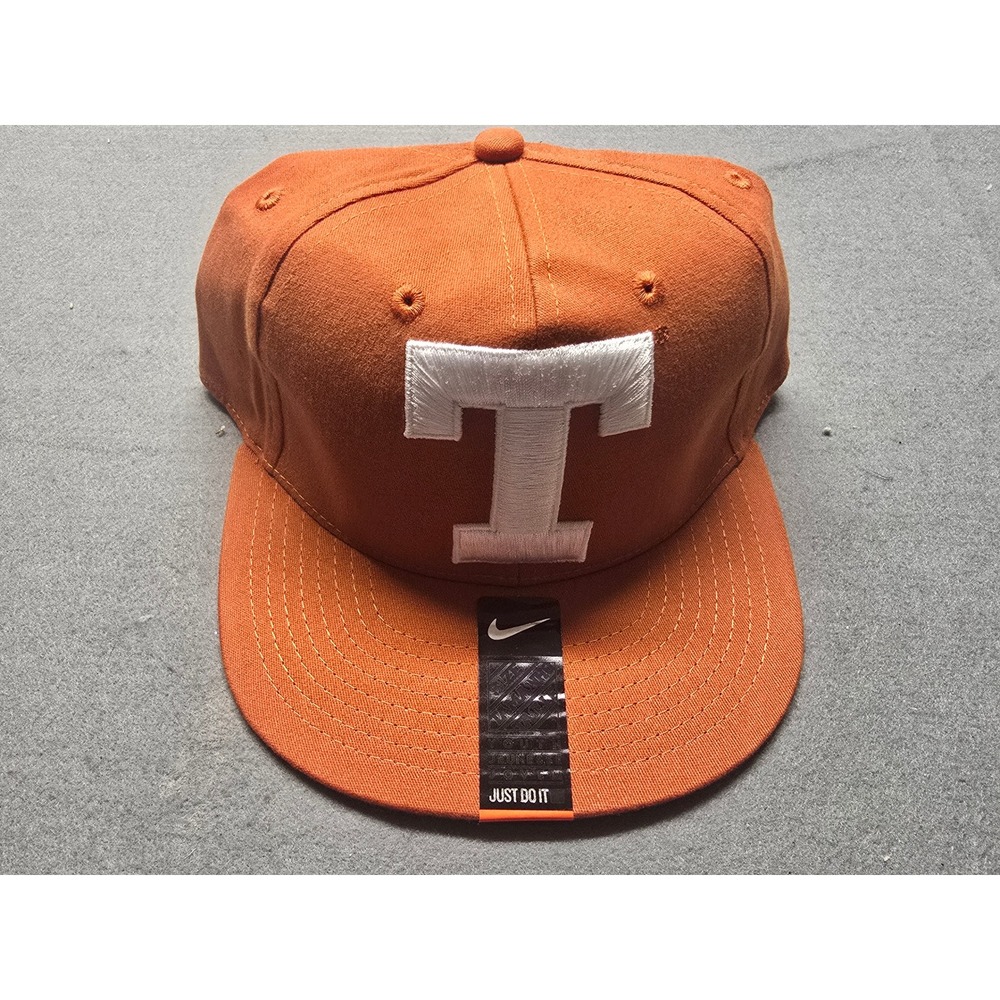 Nike Youth Texas Longhorns Burnt Orange Flat Brim Hat Cap 9N3054-TL NWT